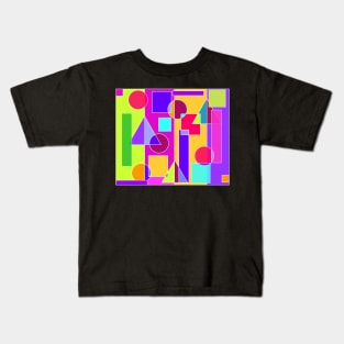 Circle Squares Kids T-Shirt